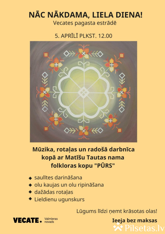 Nāc nākdama, Liela diena!