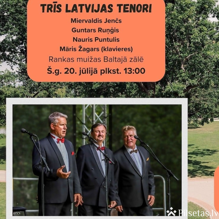 Trīs Latvijas tenori
