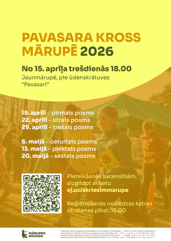"Pavasara kross Mārupē 2026" - 3. posms