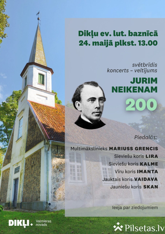 Vasarsvētku koncerts, veltīts Jura Neikena 200 gadu jubilejai