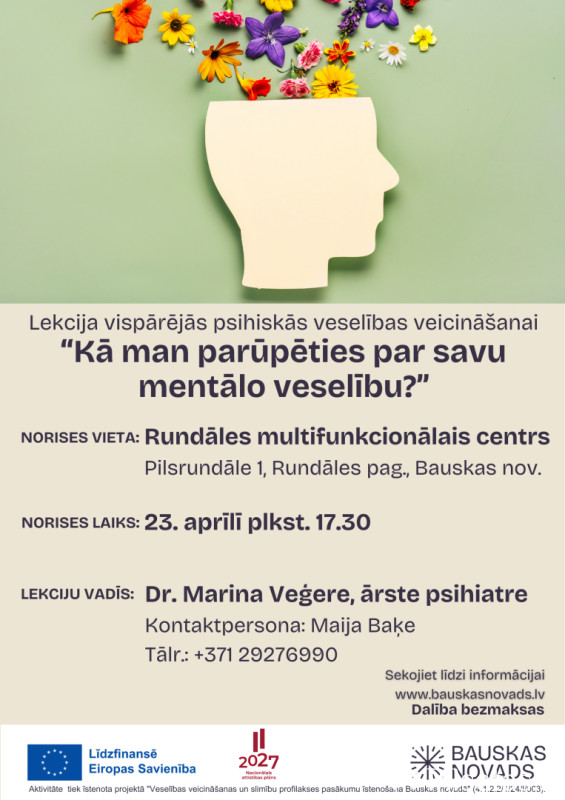 "Kā man parūpēties par savu mentālo veselību?"