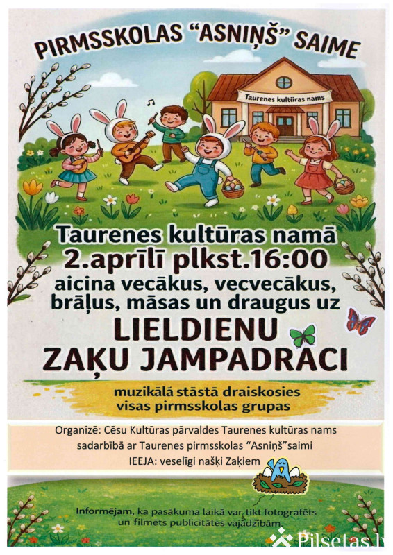 Lieldienu zaķu jampadracis 2026