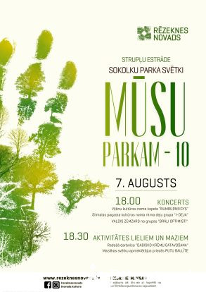 Sokolku parka svētki &ldquo;Mūsu parkam &ndash; 10&rdquo;