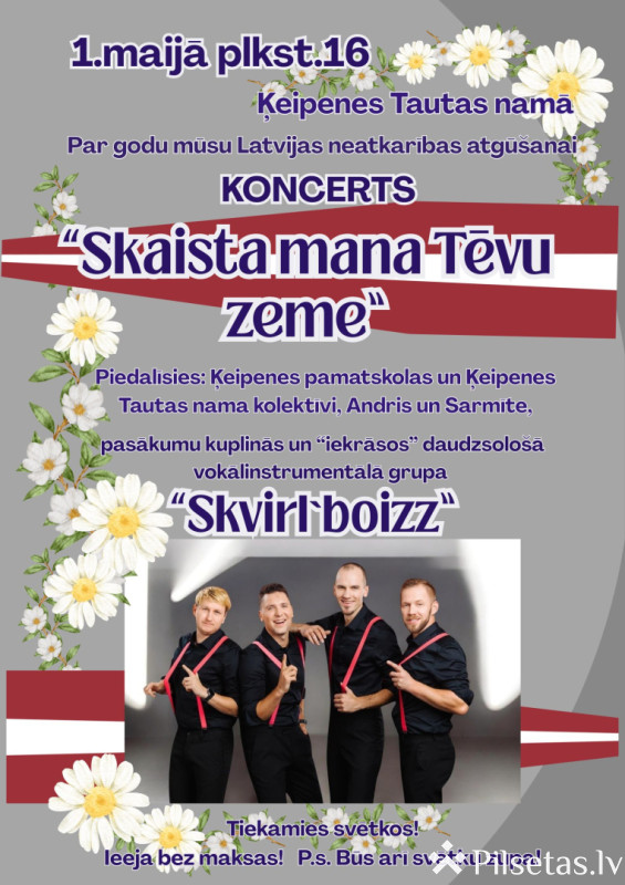 &ldquo;Skaista mana Tēvu zeme&rdquo; Ķeipenē.