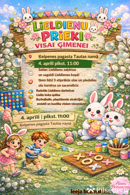 Lieldienu prieki visai ģimenei!