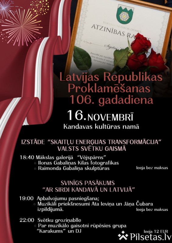 Latvijas Republikas Proklamēšanas 106. gadadienas svinības