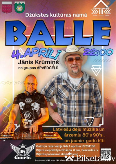 Pavasara balle Džūkstē 2026