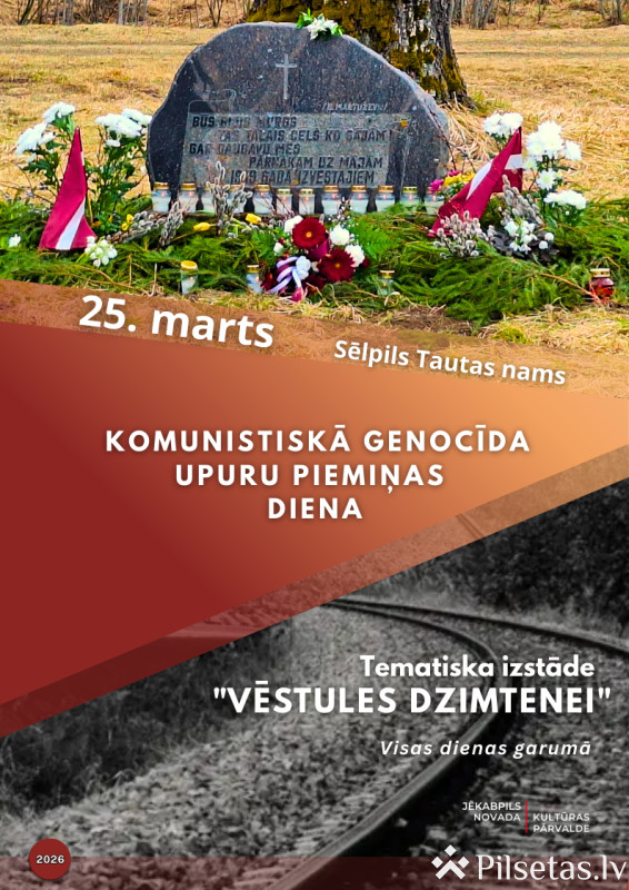 Komunistiskā genocīda upuru piemiņas diena Sēlpilī