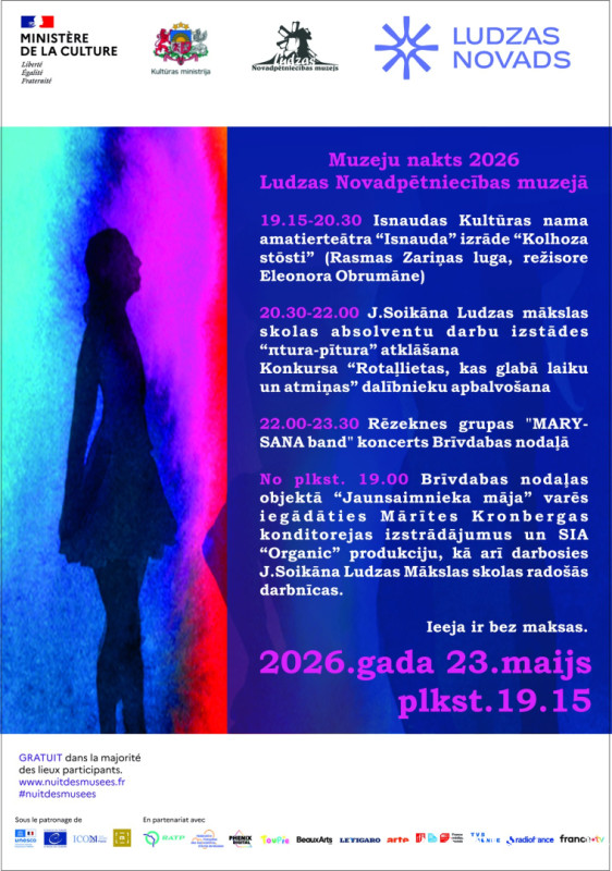 "Muzeju nakts 2026" Ludzas Novadpētniecības muzejā