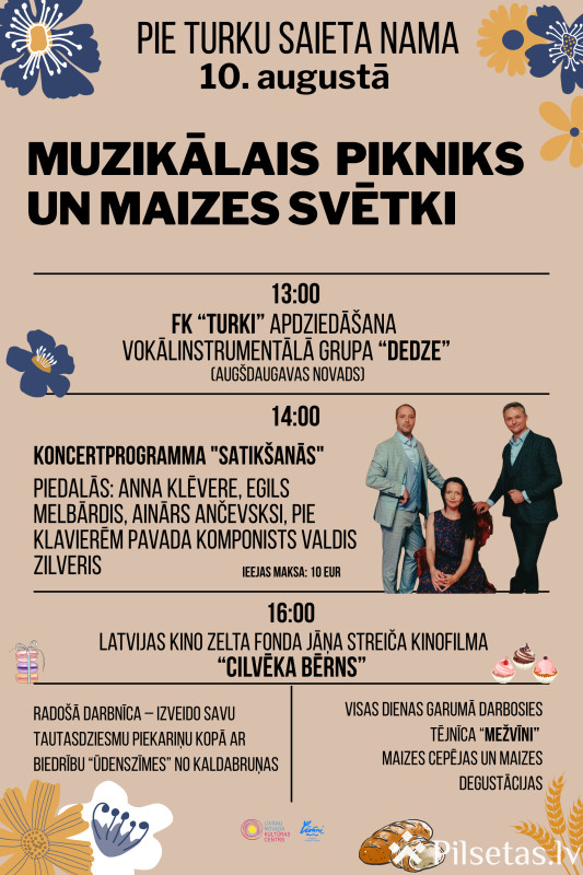  Muzikālais kopienas pikniks turkos un maizes svētki
