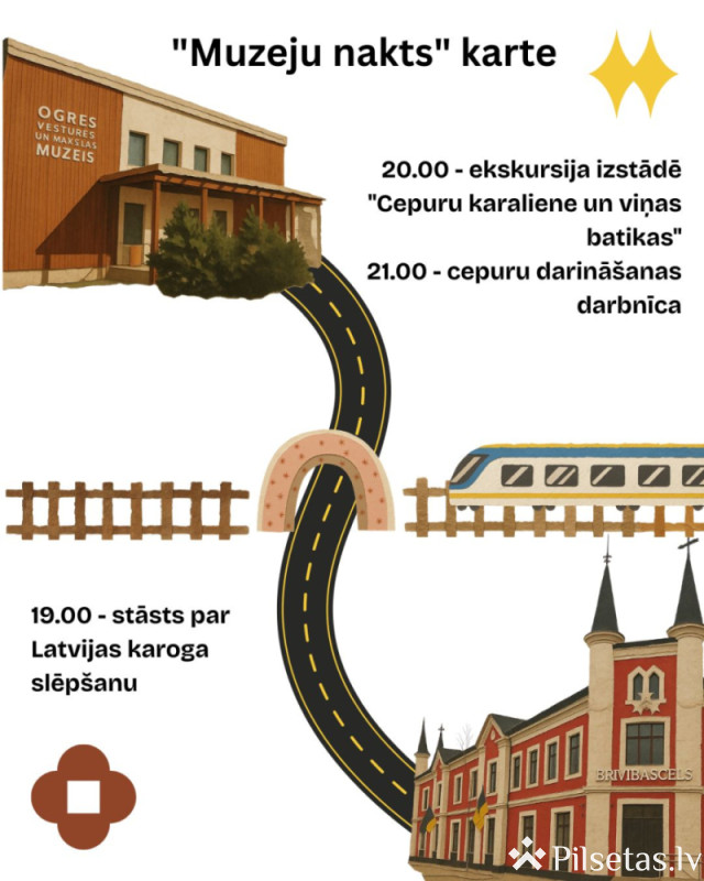 Muzeju nakts 2026 Ogres Vēstures un mākslas muzejā