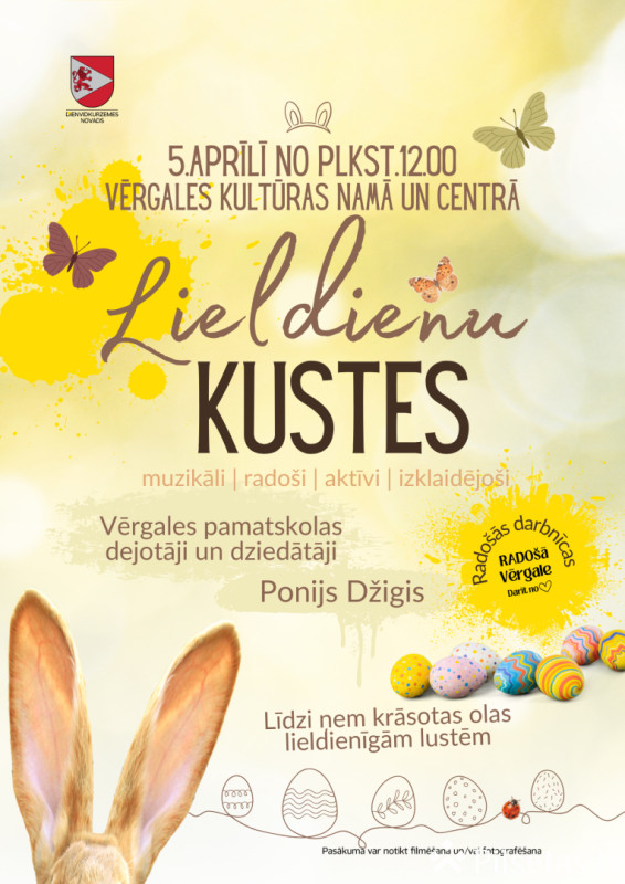 Lieldienu kustes Vērgalē 2026