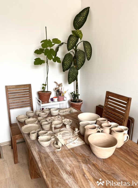 Keramikas nodarbība pieaugušajiem Liepājā