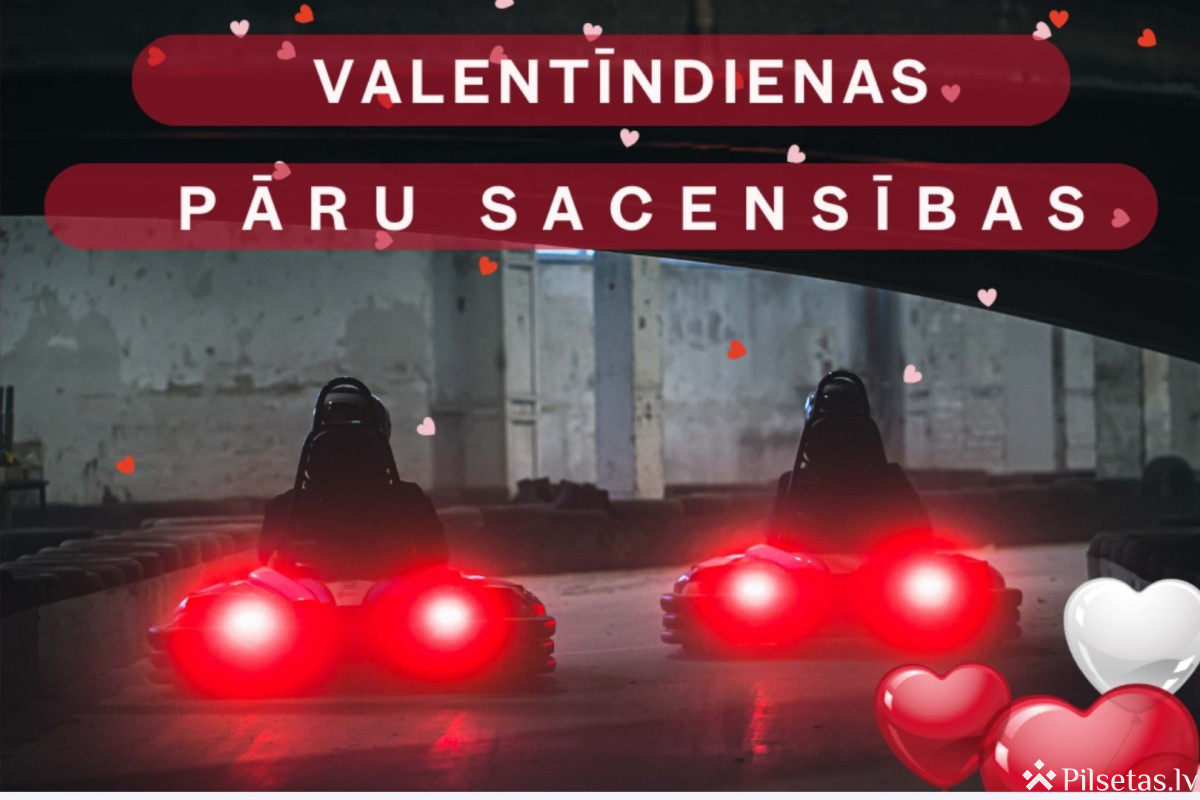 Valentīndienas pāru sacensības KLIKK centrā Siguldā