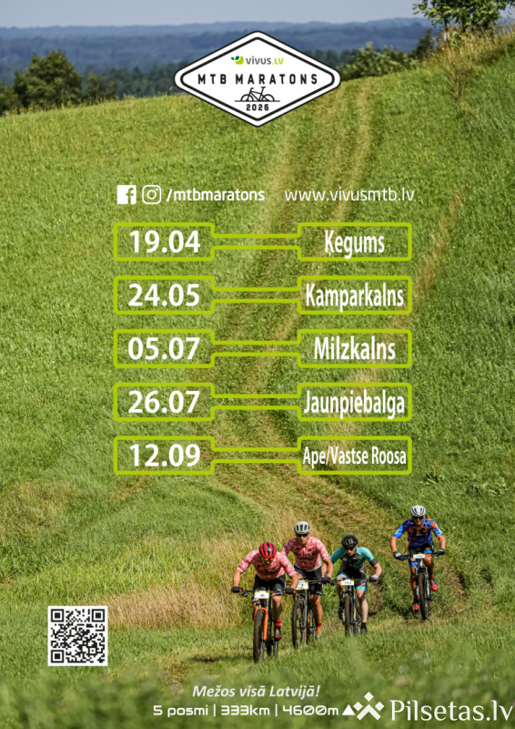 Vivus.lv MTB maratona posms Ķegumā