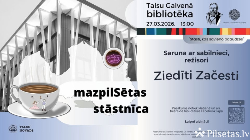 &bdquo;mazpilSētas stāstnīca&rdquo; ar Ziedīti Začesti