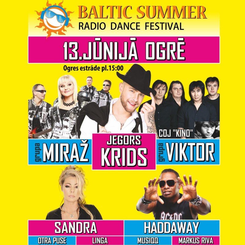 Festivāls “Baltic Summer Radio dance”
