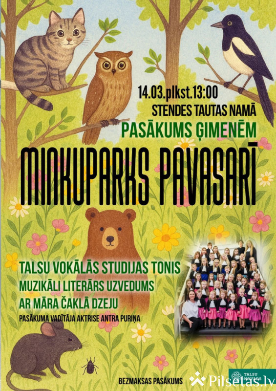 Minkuparks pavasarī 2026