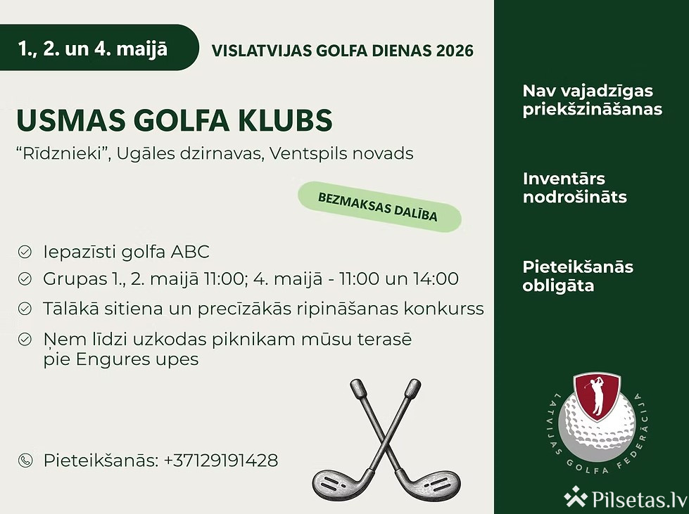 Vislatvijas Golfa dienas 2026
