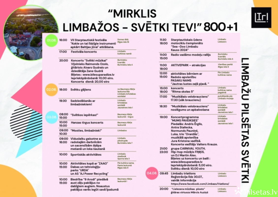 Mirklis Limbažos - svētki Tev!