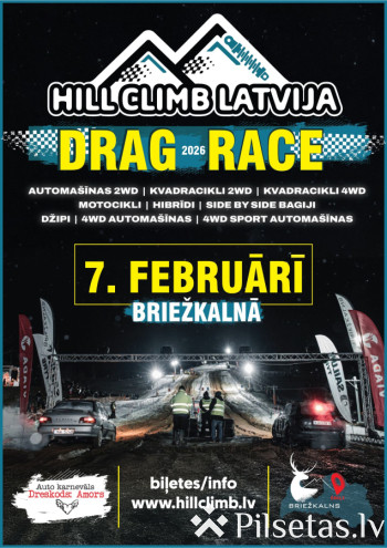 HILL CLIMB LATVIJA DRAG RACE jeb AUTOTRAKS 