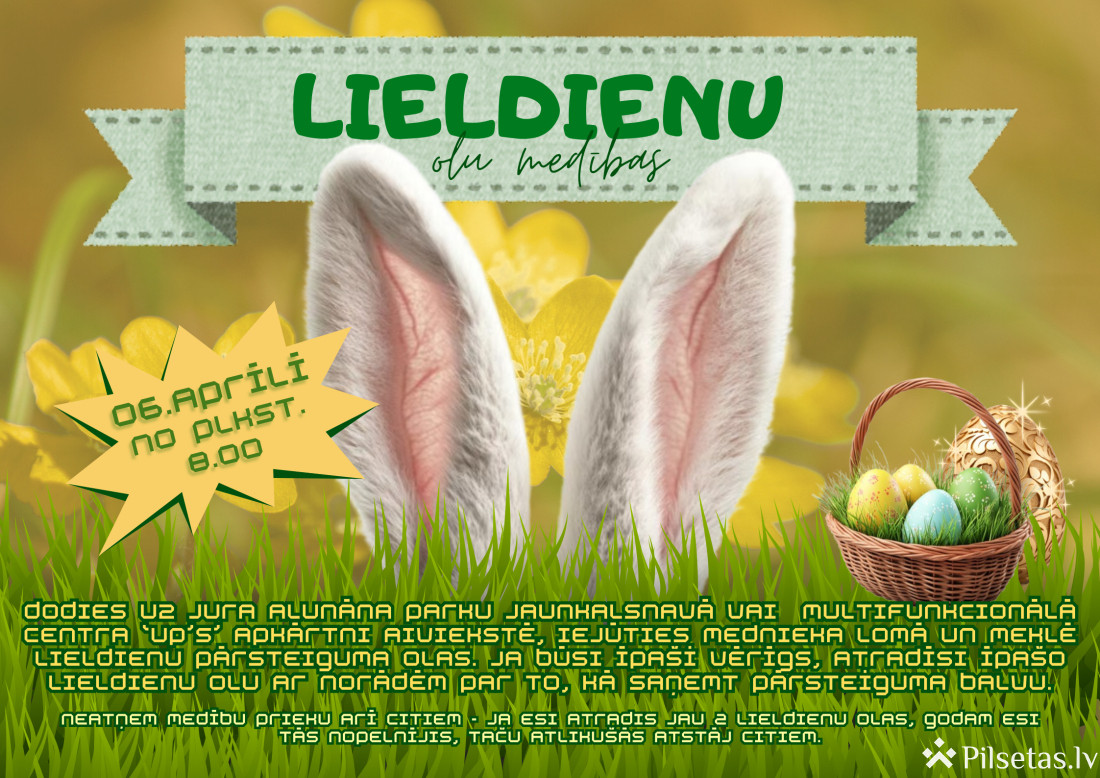 Lieldienu olu medības Kalsnavas pagastā 2026