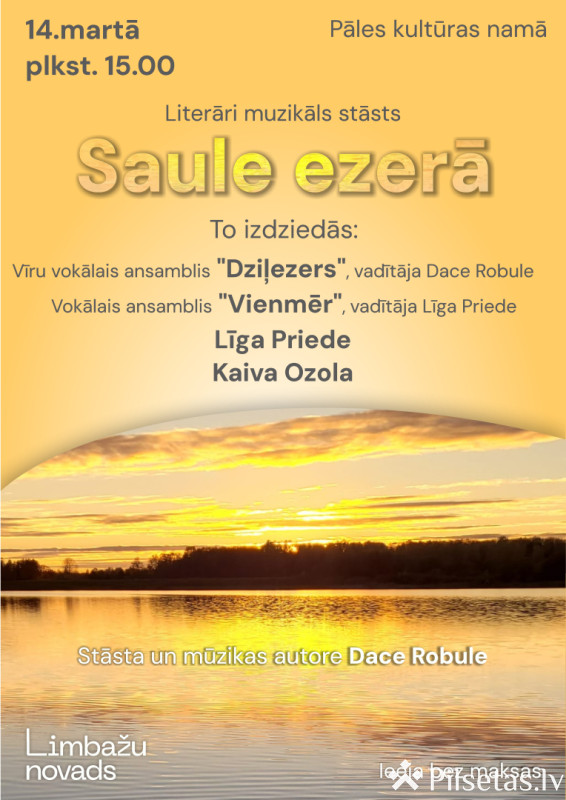 Koncerts - Saule ezerā
