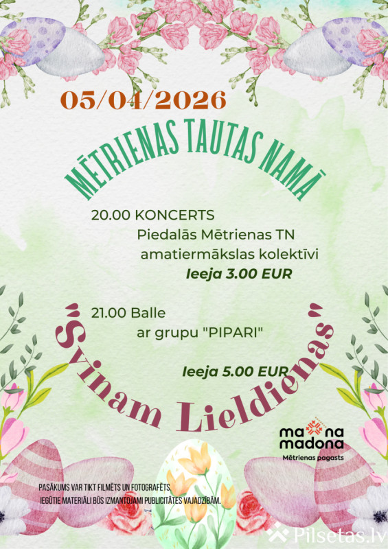 &ldquo;Svinam Lieldienas&rdquo; Mētrienā