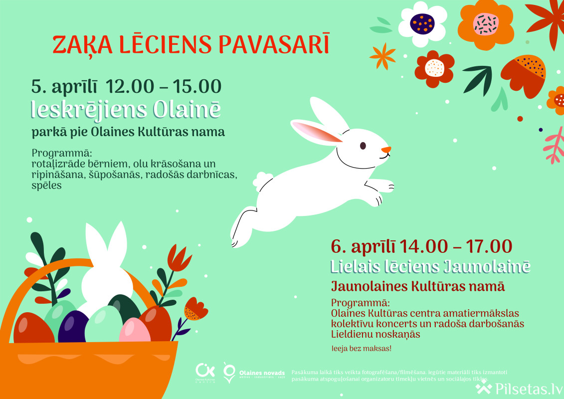 Zaķa lēciens Lieldienās. 2026