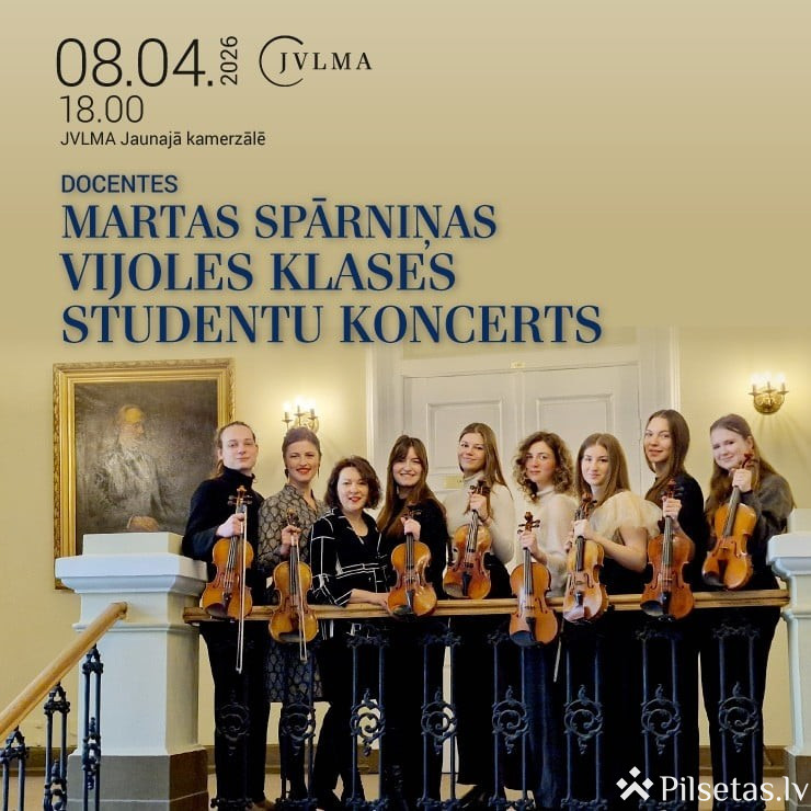 Martas Spārniņas vijoles klases studentu koncerts
