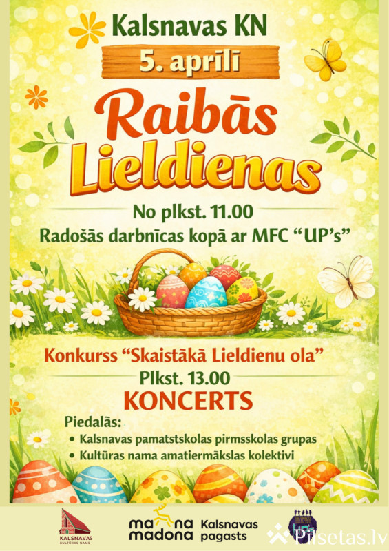 Raibās Lieldienas Kalsnavā