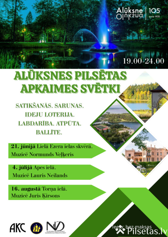 Alūksne's 105th Anniversary Celebration