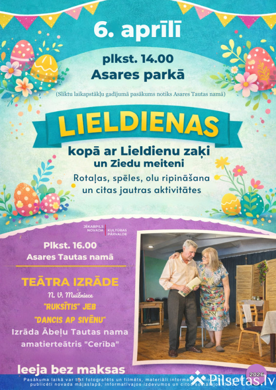 Lieldienas Asares muižas parkā