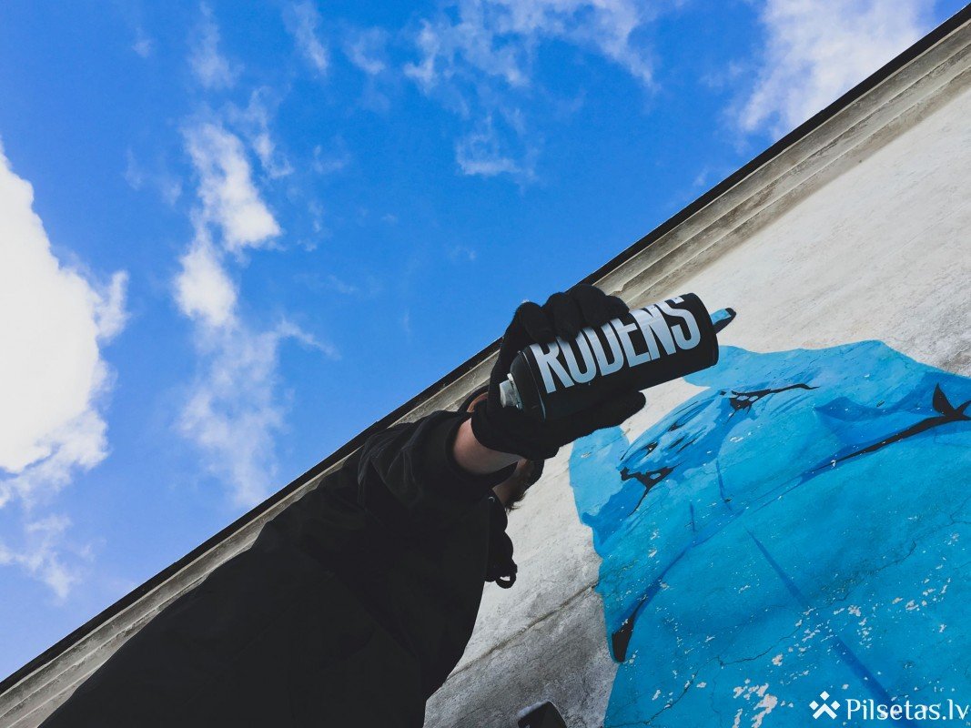 Jelgavā taps lielformāta grafiti zīmējums veltīts Latvijas simtgadei