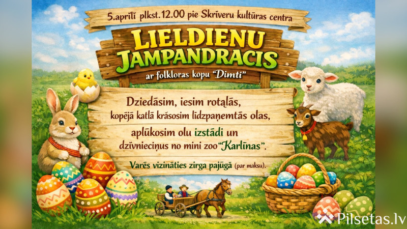 &ldquo;Lieldienu Jampandracis&rdquo; Skrīveros