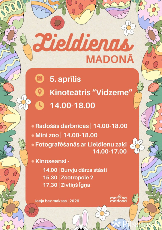 Lieldienas Madonā 2026