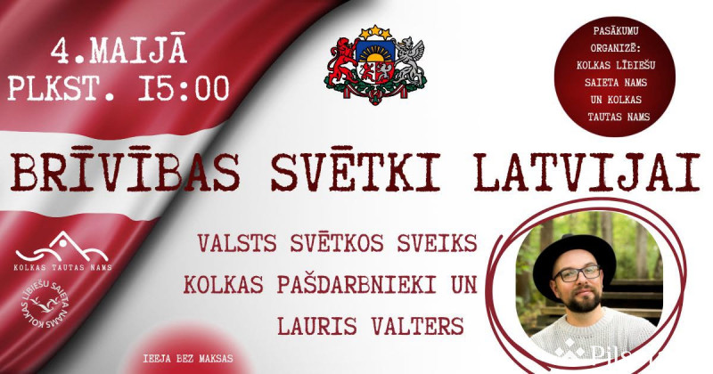 Brīvības svētki Latvijai Kolkā 2026