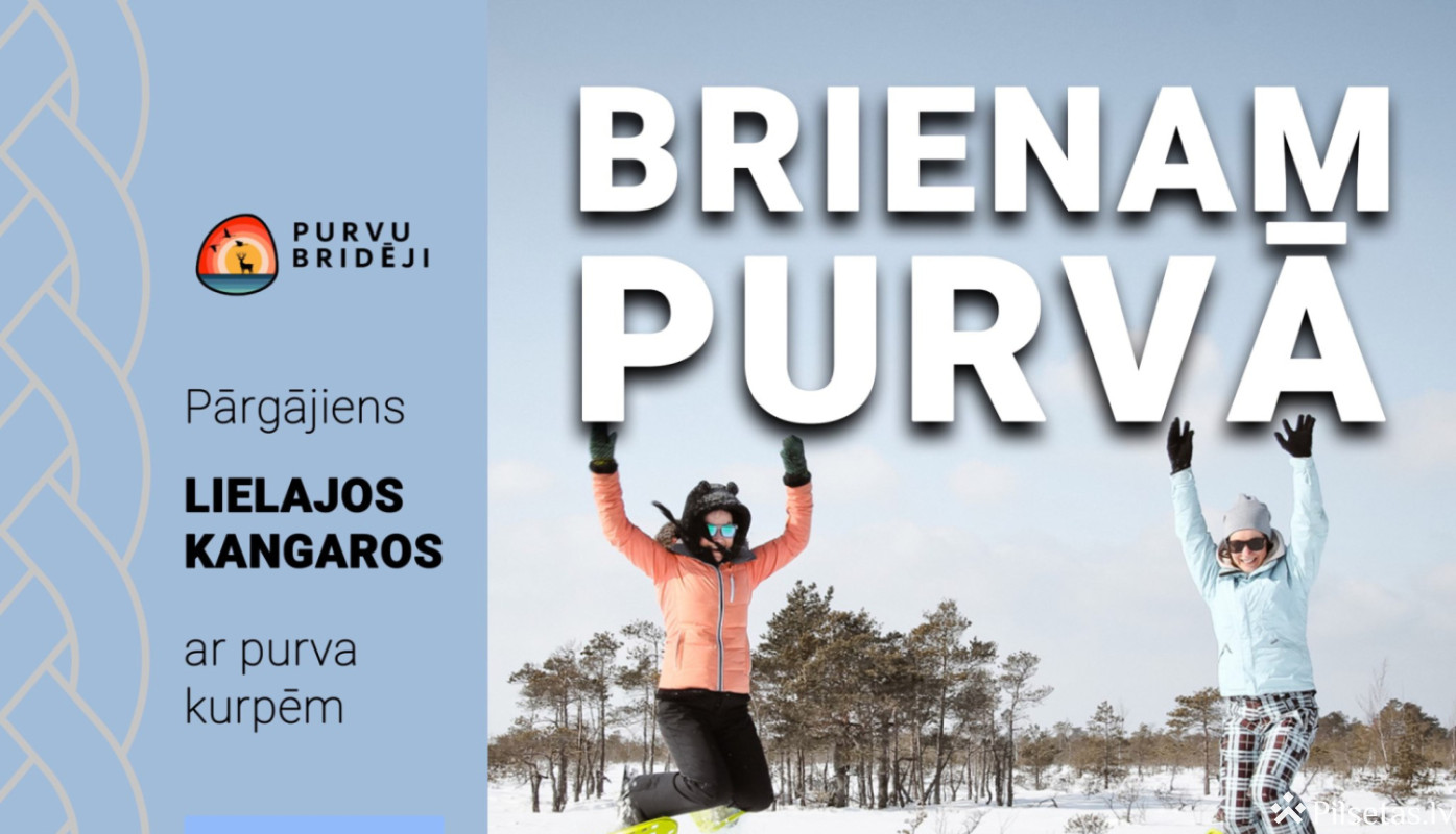 Pārgājiens "Brienam purvā"