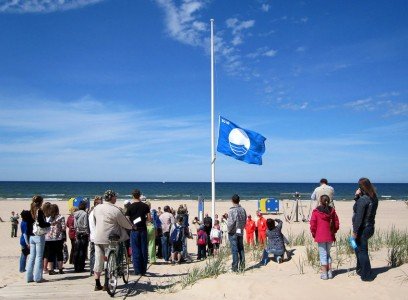 Пляж синего флага