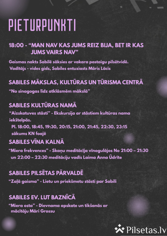 &bdquo;Gaismas nakts Sabilē&rdquo;