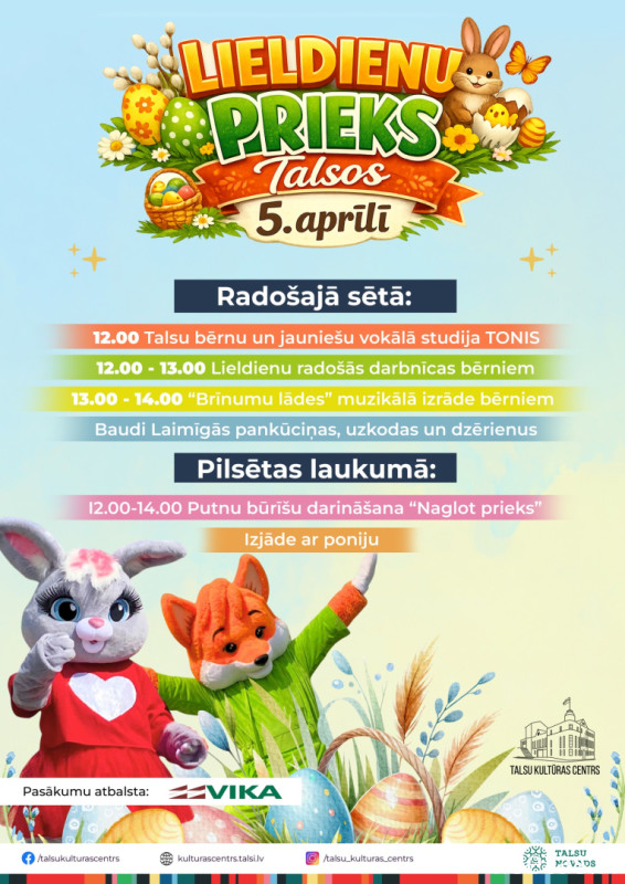 Lieldienu prieks Talsos 2026