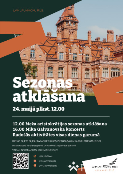 Vasaras sezonas atklā&scaron;anas svētki Jaunmoku pilī