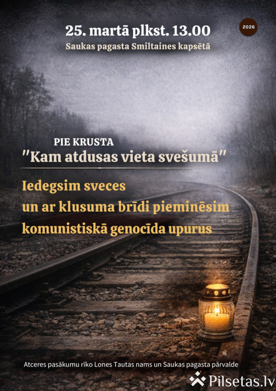 &ldquo;Kam atdusas vieta sve&scaron;umā!&rdquo; 