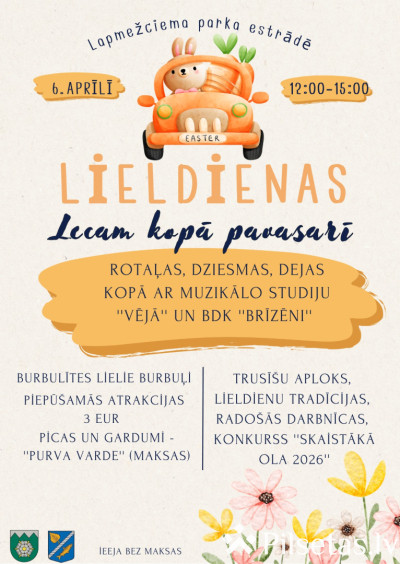 Lieldienas Lapmežciemā 2026