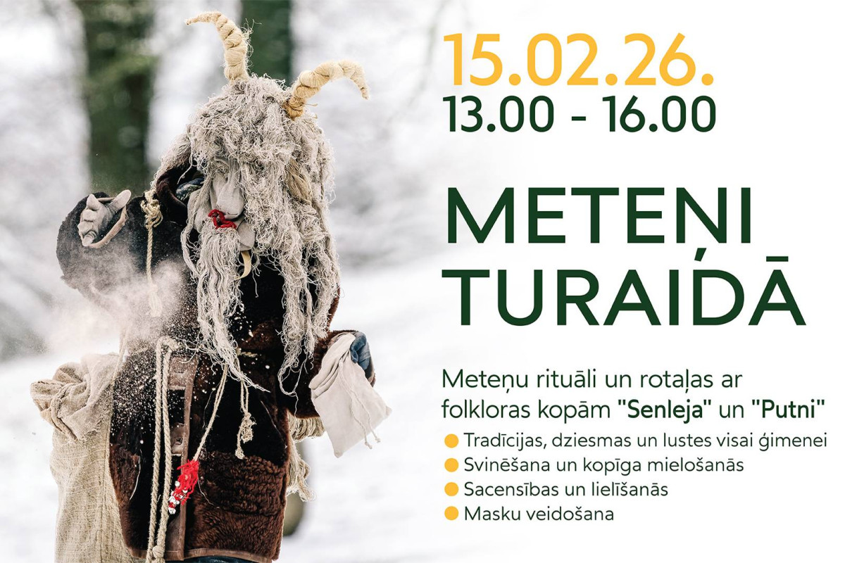 &ldquo;Meteņi Turaidā&rdquo; 2026