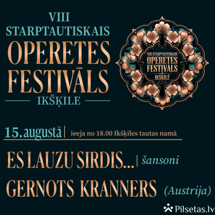 VIII Starptautiskais Operetes festivāls Ik&scaron;ķilē | ES LAUZU SIRDIS... | Kranner-Grotrian-Fisher (Austrija) | teatralizēta &scaron;ansonu programma