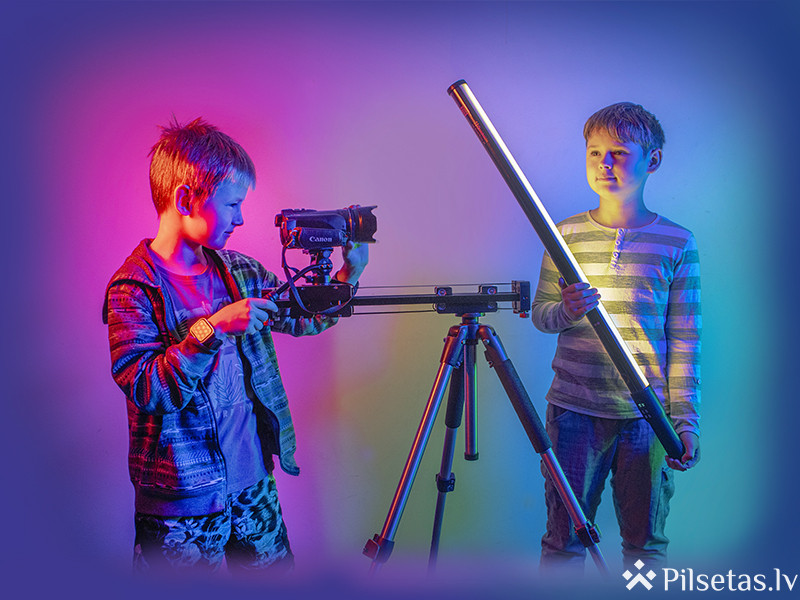 Photo and Video Creative Improv Workshops for Children at VEF Culture Palace
