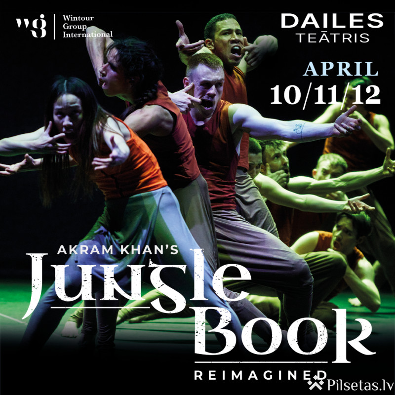  Akram Khan balets "Džungļu grāmata: pārrakstīta“ („Jungle Book: Reimagined“) .